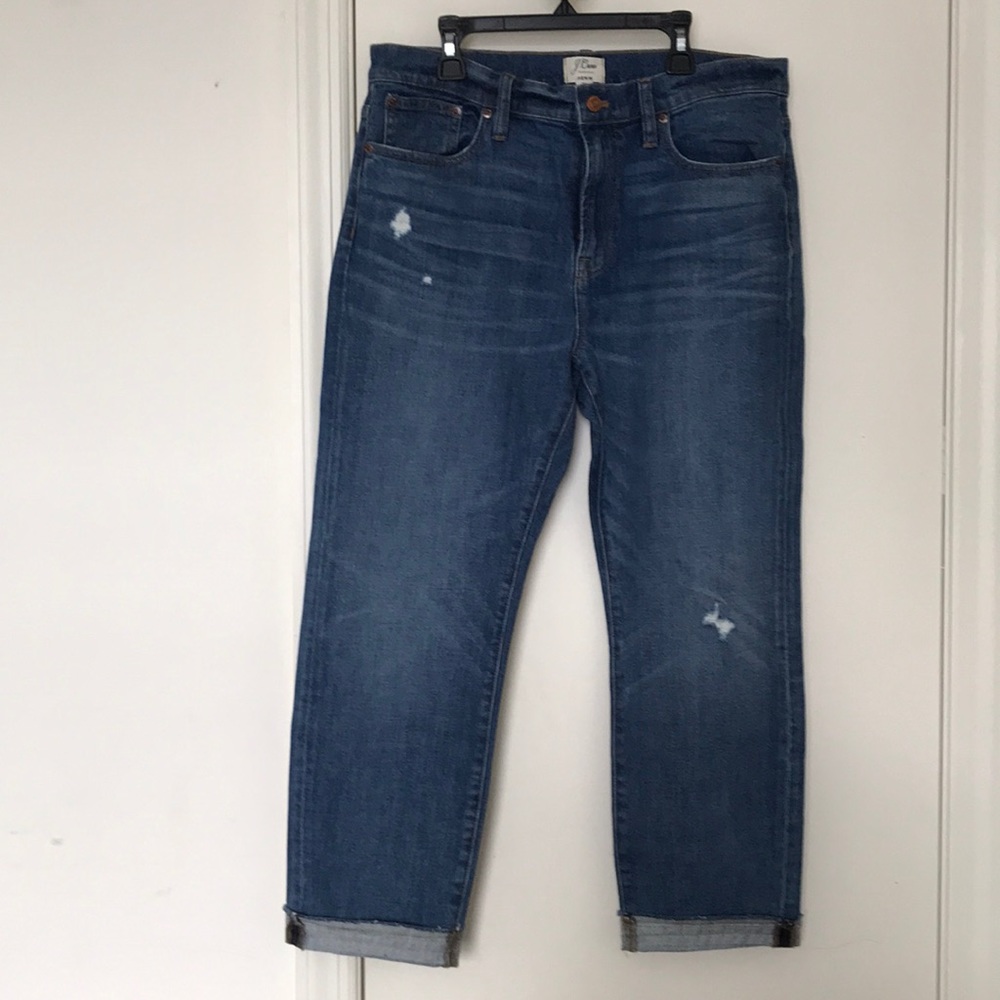 J Crew Released Hem Distressed Jeans 30 Unworn